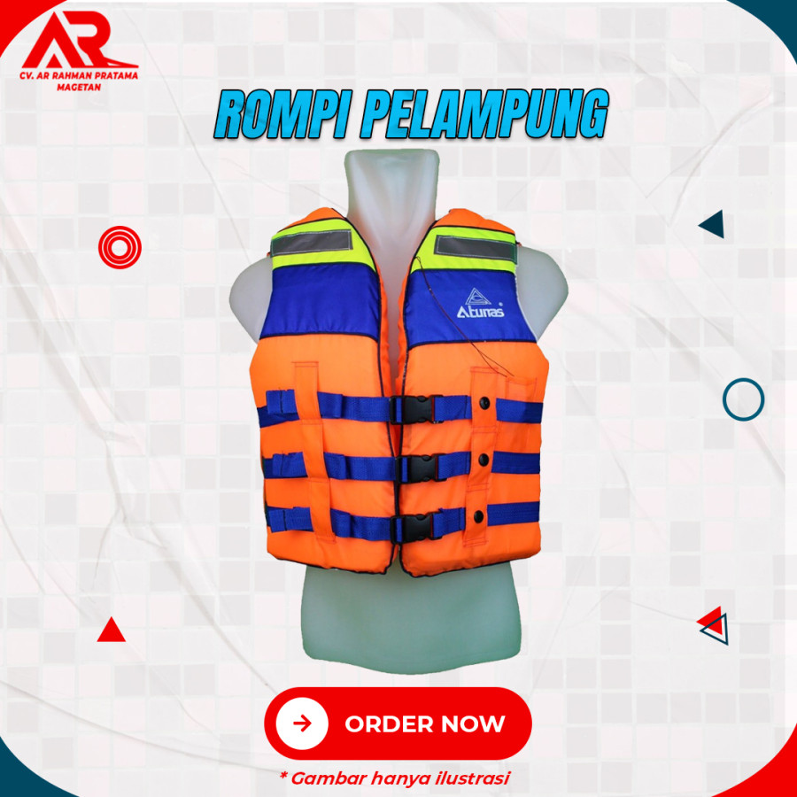 Jaket Pelampung / Rompi Pelampung - detail