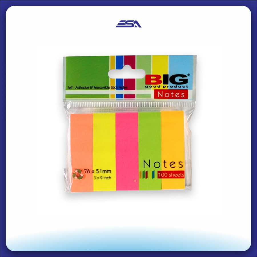 Big - Stiky Notes / Post It 76x51 5 Warna