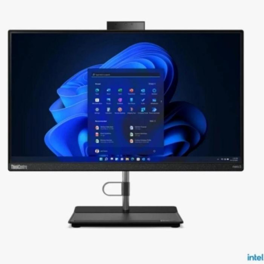 Lenovo AIO Thinkcentre Neo 30a 24 4KID, Ci5—1235U/8GB/512GB/DVD/Black/W11HSL+OHS/3Y/23.8” FHD IPS - utama