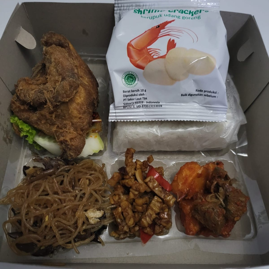 PAKET MAKAN NASI KOTAK - depan