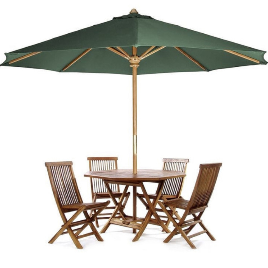 Meja Payung Taman Dengan Kursi Custom