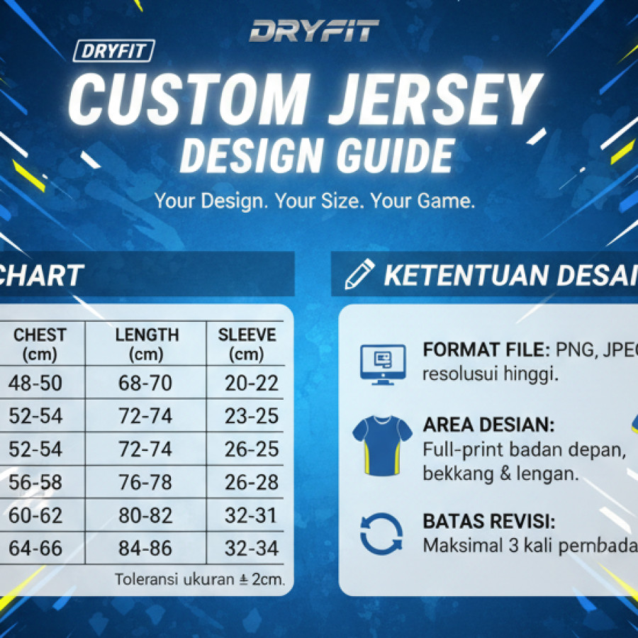 Jersey Dry Fit - Costum Design - detail