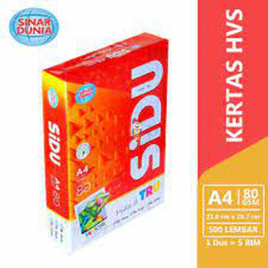 KERTAS HVS SIDU 80 GR A4