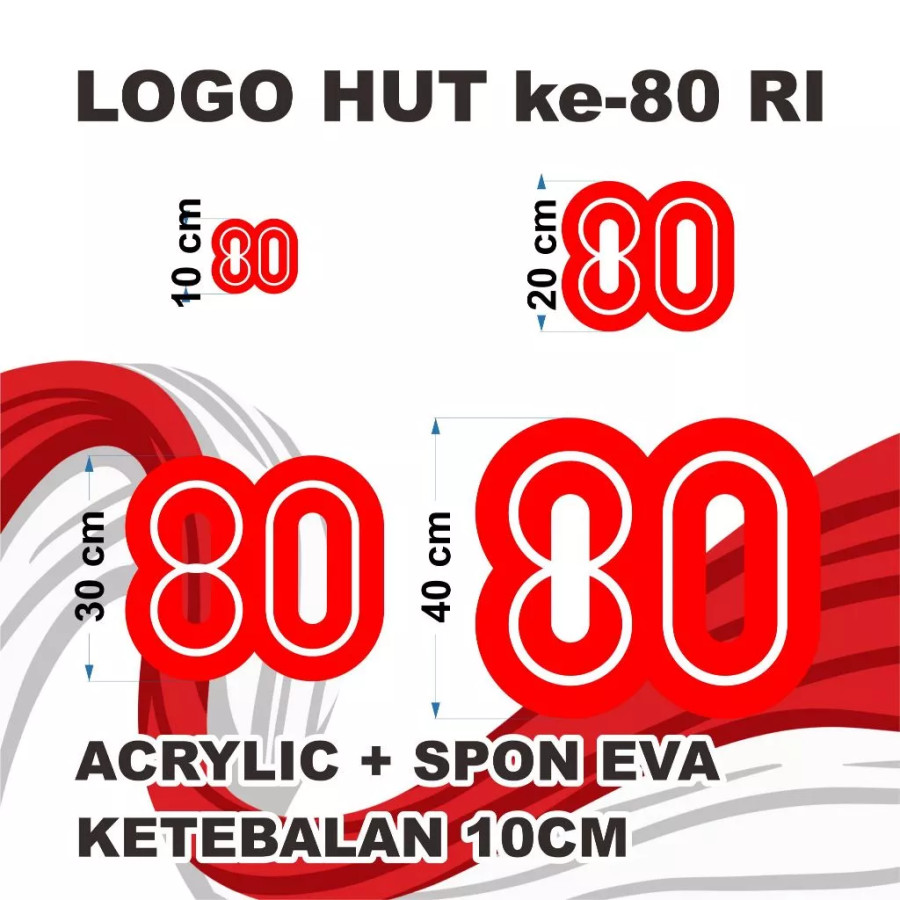 LOGO UKURAN 4.5 Meter FREE DESAIN