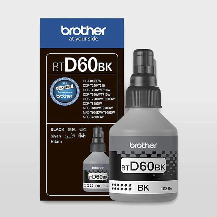 Tinta Printer Brother BTD60BK Original - samping