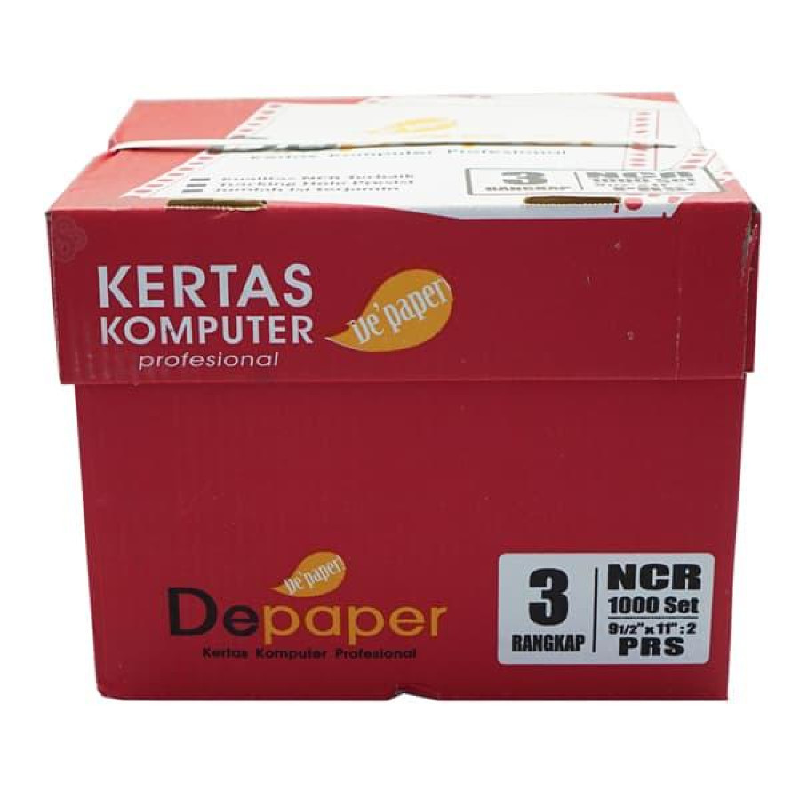 Continuous Form  DePaper  3 Ply PRS / 9.5" X 11 " : 2 (Bagi 2) - K2 FULL - utama