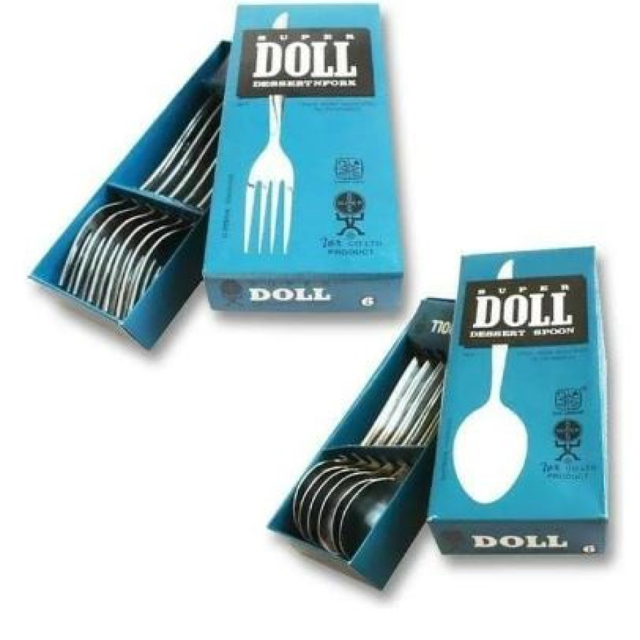 Sendok Makan Bahan Stainless, Isi 12 Pcs