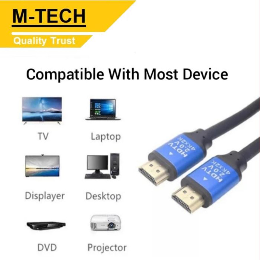 Kabel HDMI 4K 10M - depan