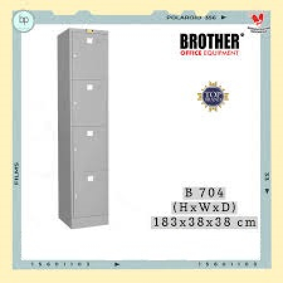Locker 4 Pintu Brother B704 - utama