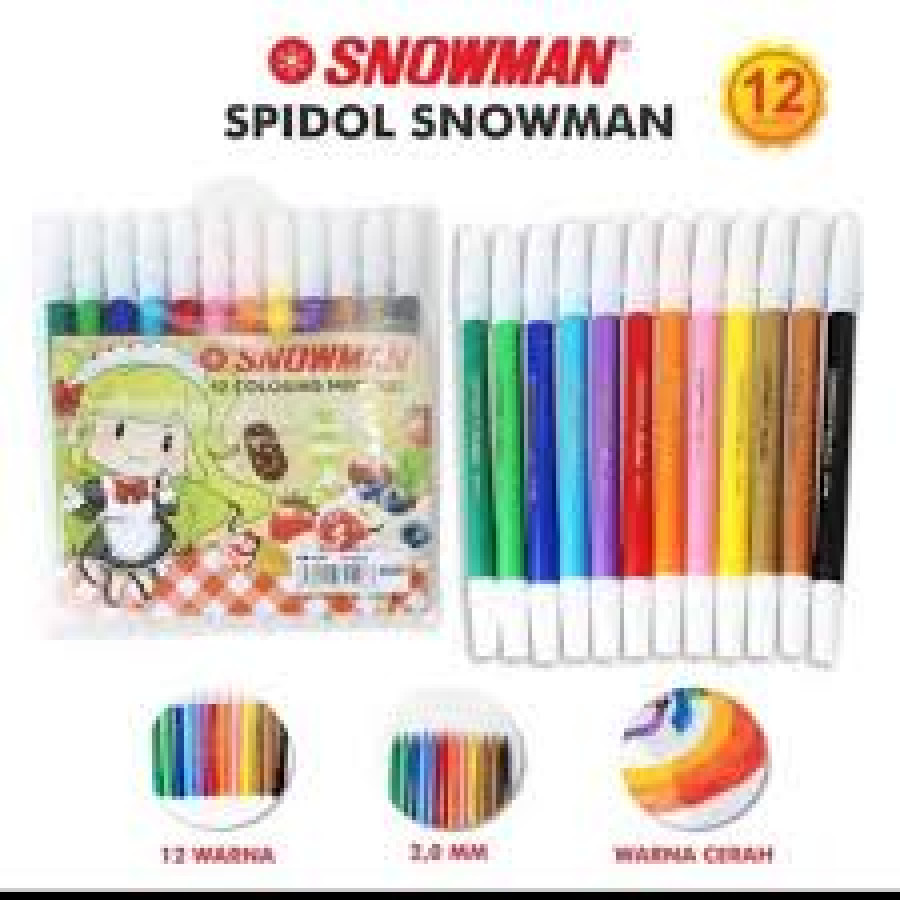 spidol kecil snowman pw 1a