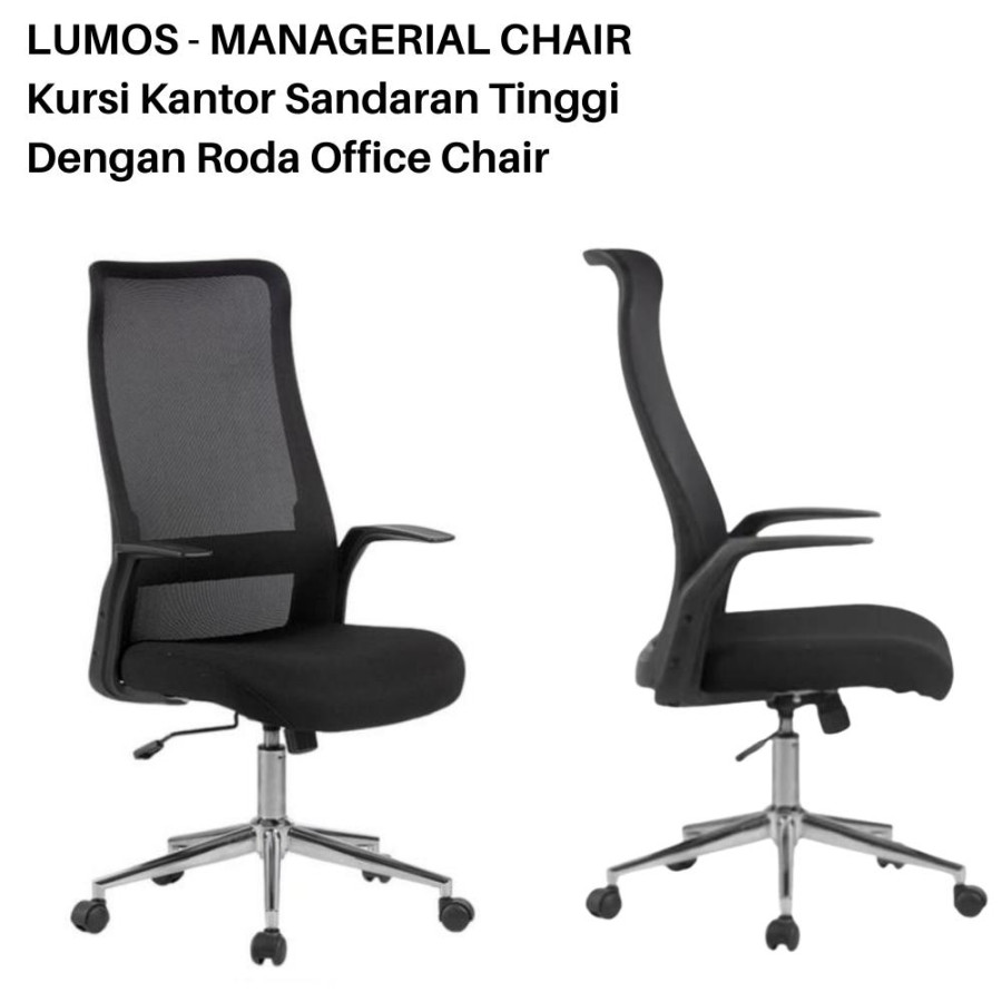 Kursi kantor Sandaran Tinggi - LUMOS Managerial Chair