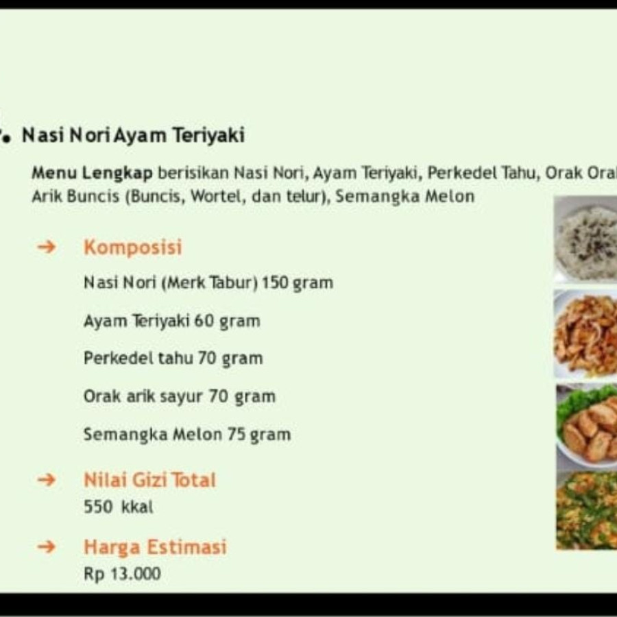 Makan bergizi paket 4