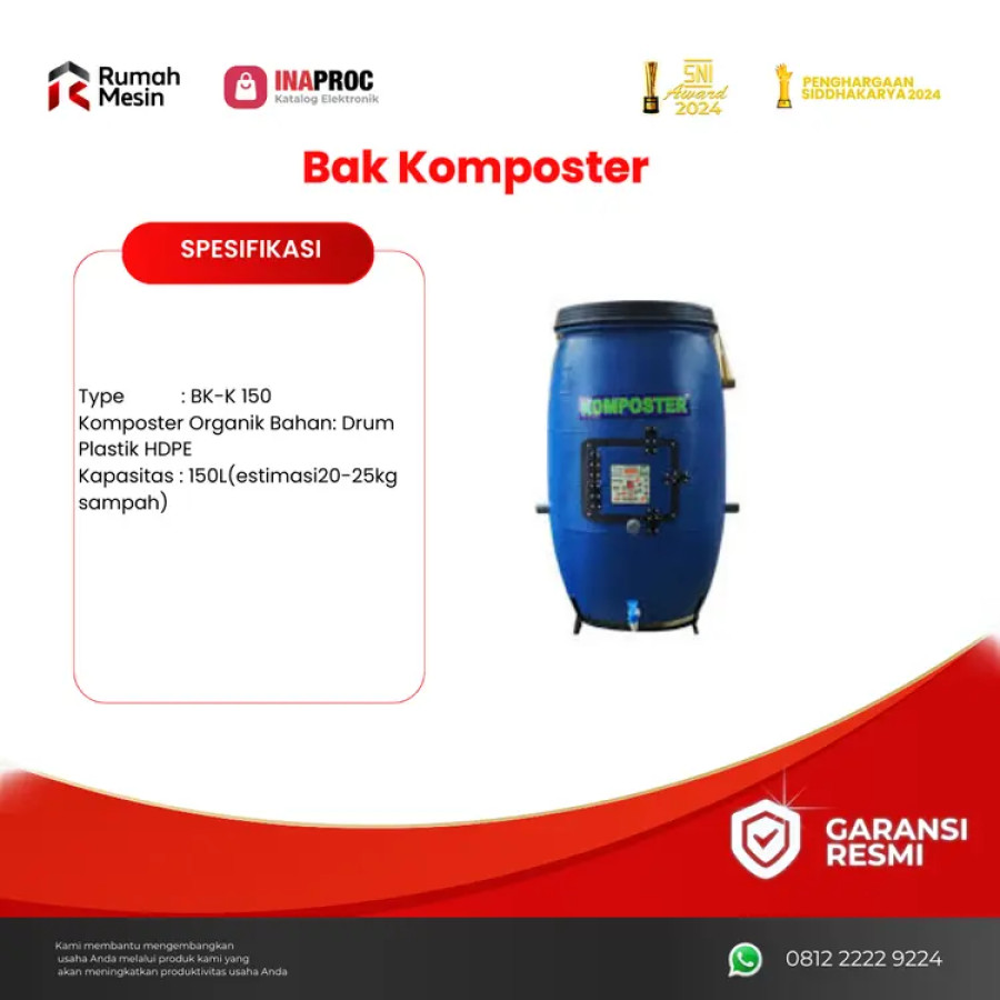 Bak Komposter K-150 - depan