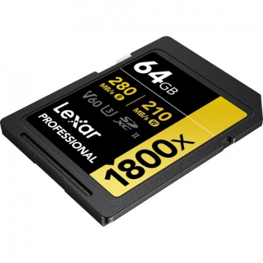 memory card camera lexar 64gb - depan