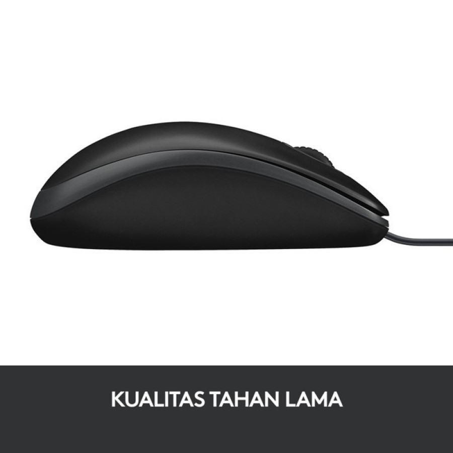 Perawatan Komputer : Mouse Logitech B100 - samping