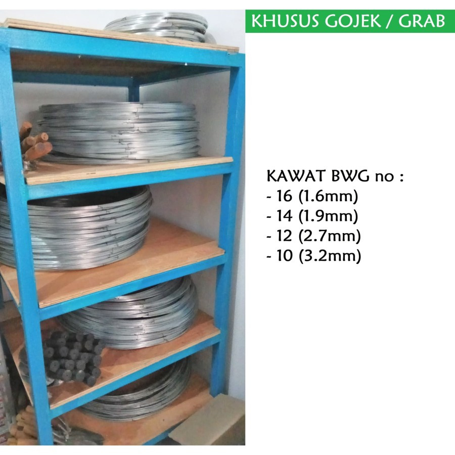 KAWAT BWG 14 ( KAWAT GALVANIS ) per ikat - depan