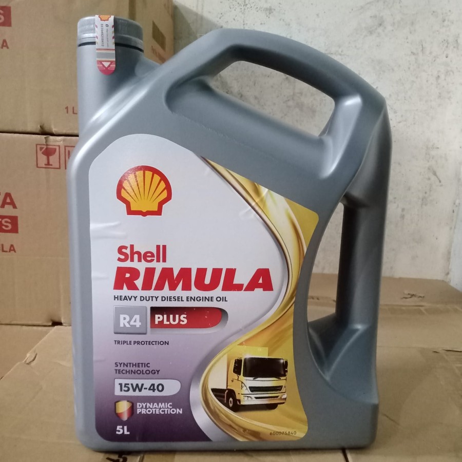 OLI SHELL RIMULA R4 PLUS 5L - utama