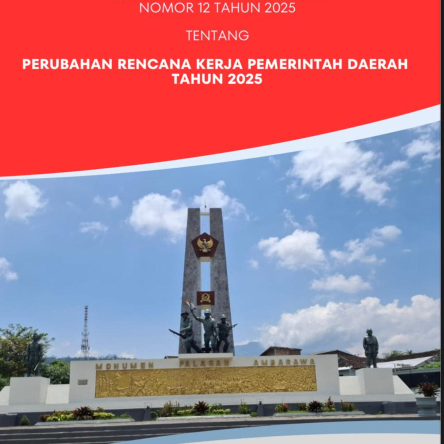 Perbup 12 Tahun 2025 tentang Perubahan RKPD 2025