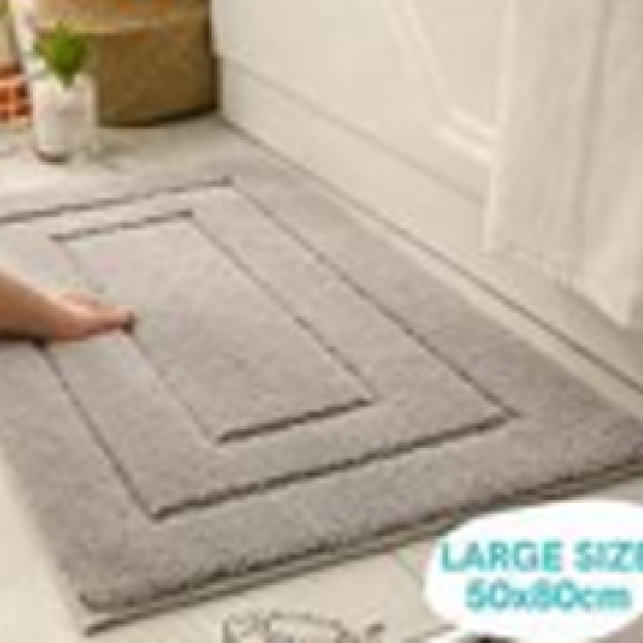 Keset kamar mandi Uk. 50 x 80 Cm, Tebal, Anti Slip dan Serap Air