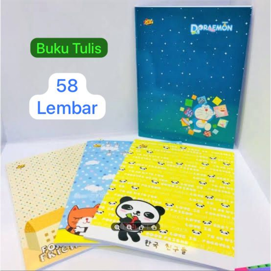 BUKU TULIS 58 LEMBAR ISI 10 PCS - utama