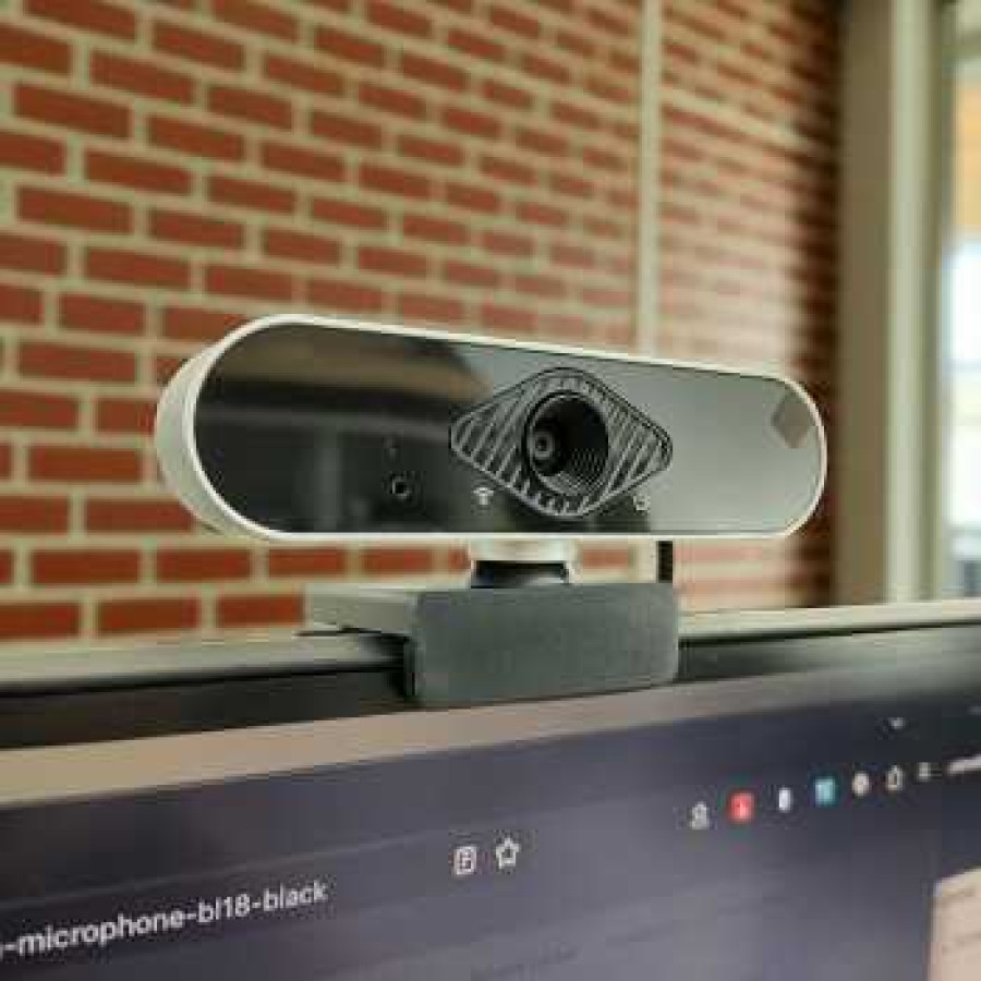 BCKY Webcam Desktop PC Laptop Full HD 1080p with Microphone - BL18 - Black - utama