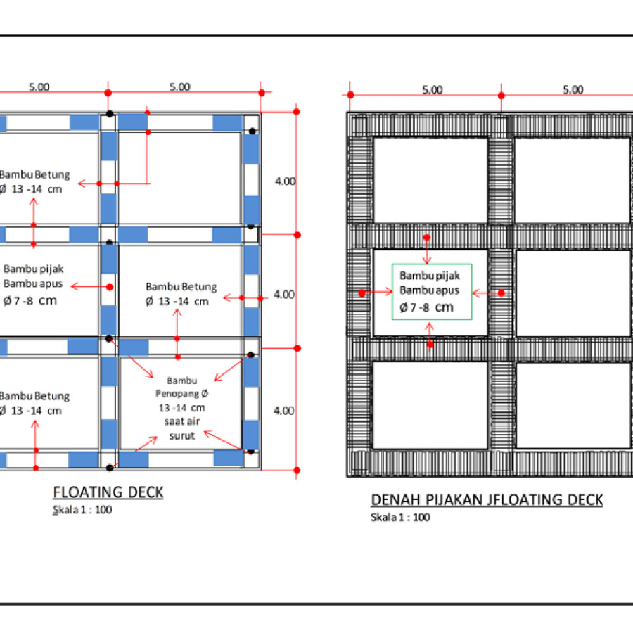 FLOATING DECK (DEK APUNG) - depan