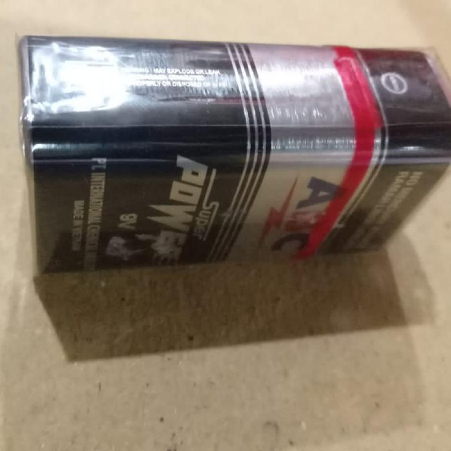 Baterai Kotak ABC 9V Super Power - samping