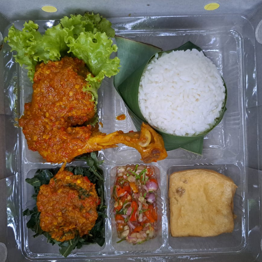 Nasi Dus Godhong Jeruk Paket A - utama