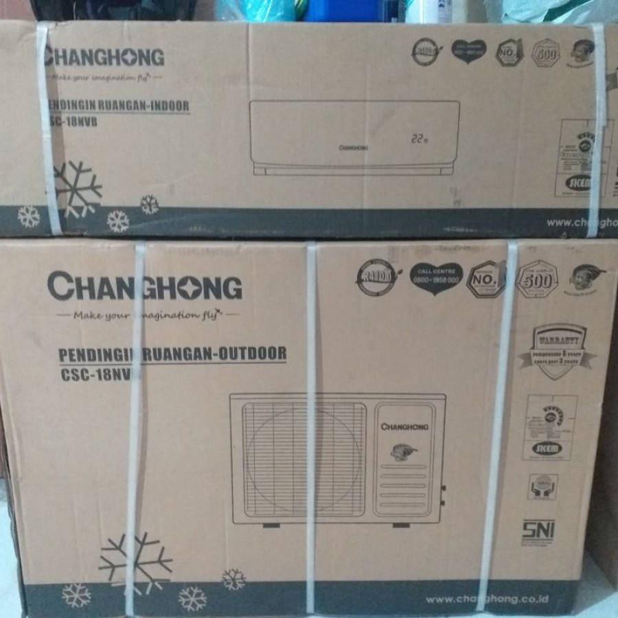 CHANGHONG AC 2 PK STANDARD INDOOR + OUTDOOR - samping