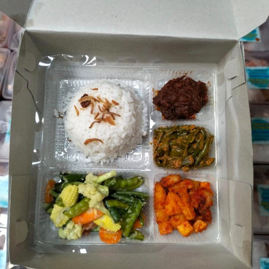 Nasi Dus godhong jeruk paket C - utama