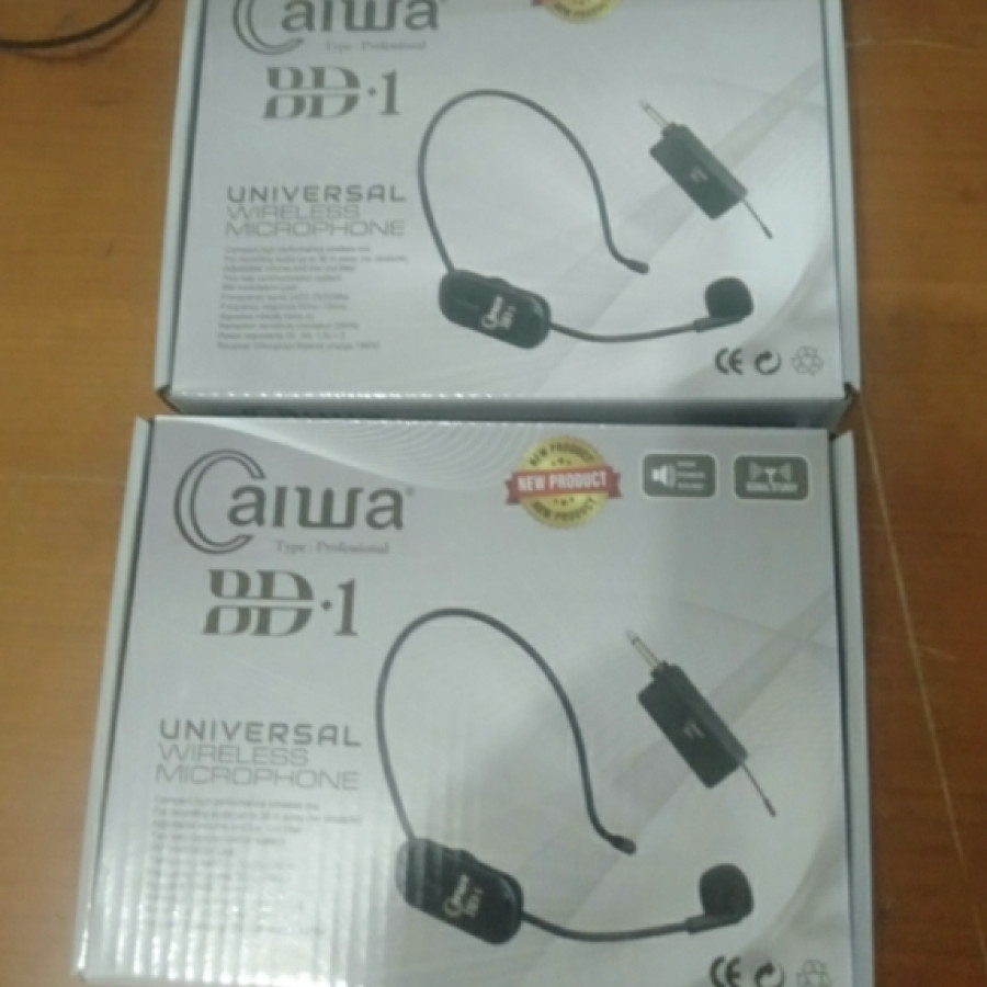 Mic Clip on Aiwa - samping