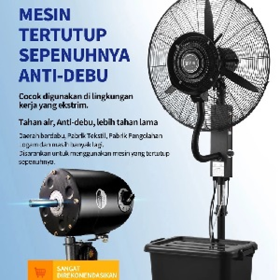 LENODI Kipas Mist 26 inch - samping