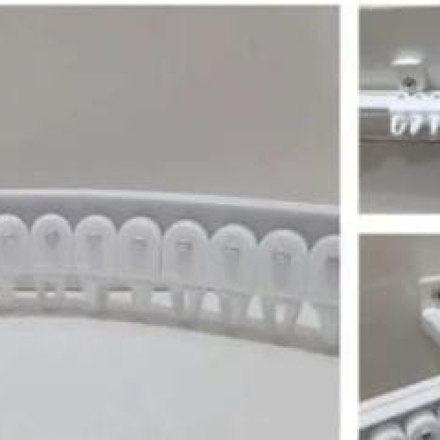 Rail Flexi Lengkung Rumah Sakit - detail
