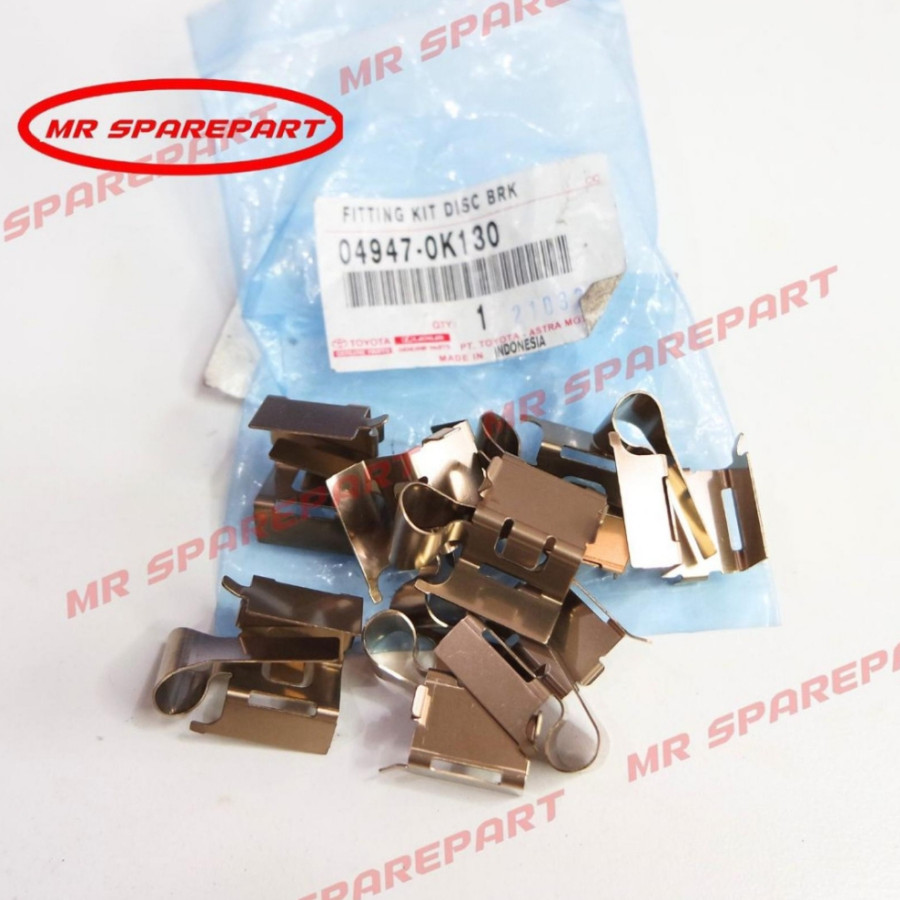 Klip fitting kampas rem depan