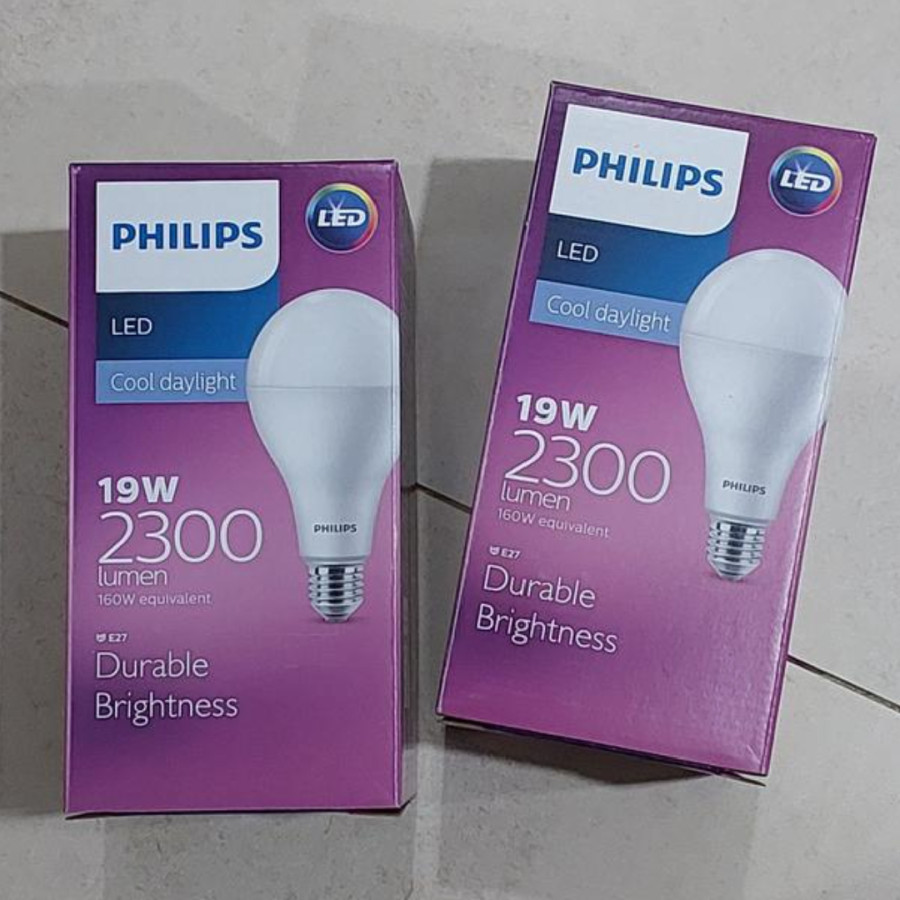 Lampu Philips Bohlam MyCare LEDBulb Mini 19W Putih/Coolday light - depan