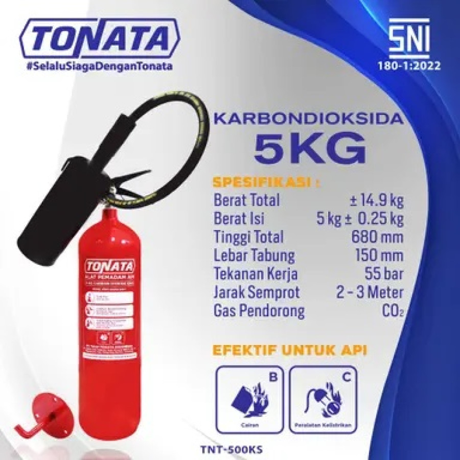 APAR TONATA SNI 5KG KARBONDIOKSIDA (CO2) - depan