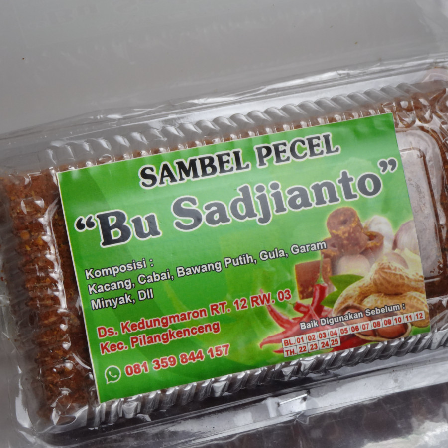 Sambal Kacang pecel sadjinem Yaya Berkah - utama