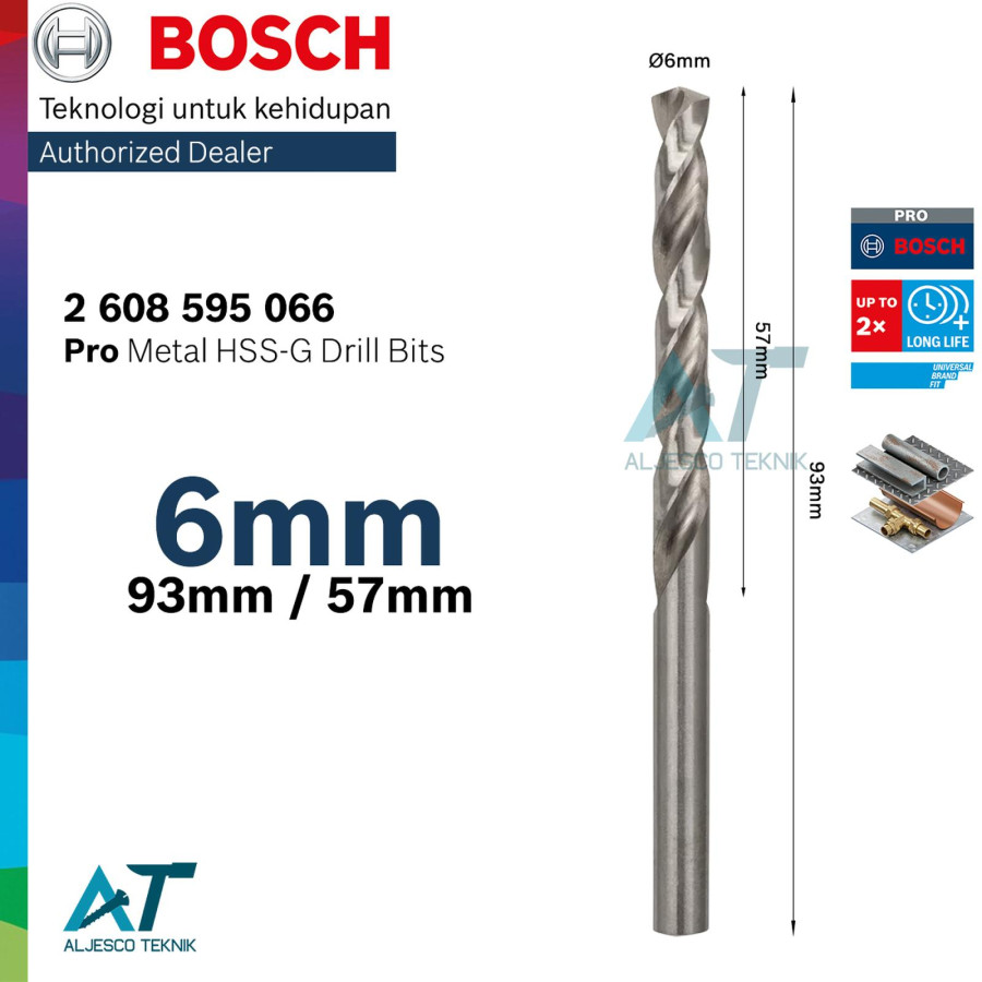 MATA BOR BESI HSS S6 BOSCH