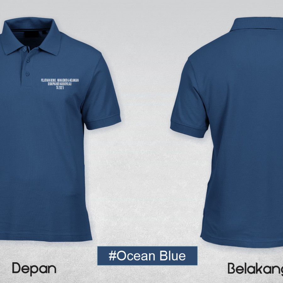 pakaian poloshirt pelatihan bisnis dan keuangan