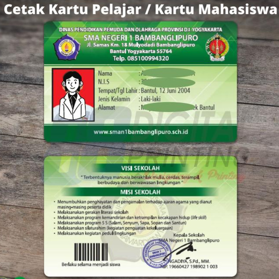 Paket ID Card & Gantungan - utama