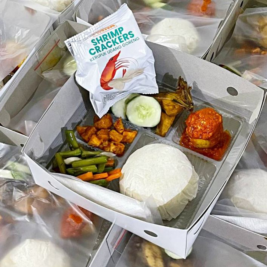 NASI KOTAK MELATI - samping