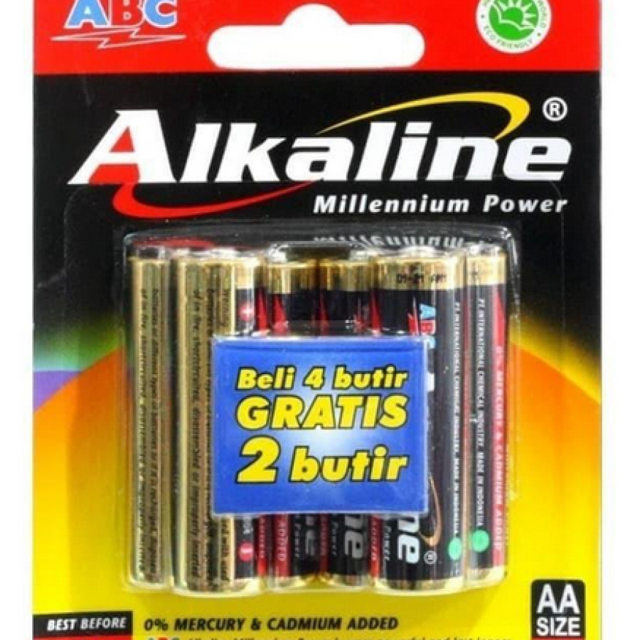 ABC Alkaline AA Isi 6