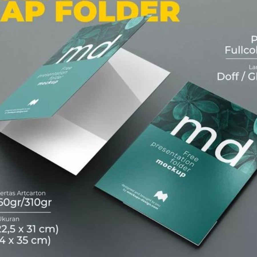 Cetak Map Uk. F4 Custom Full Warna - depan