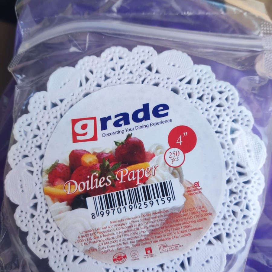 Doilies Paper/Lemek Snack