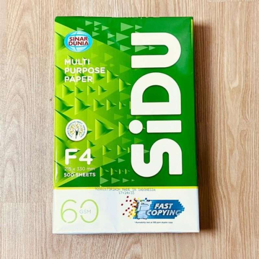 Kertas HVS F4 60 Gram Sidu