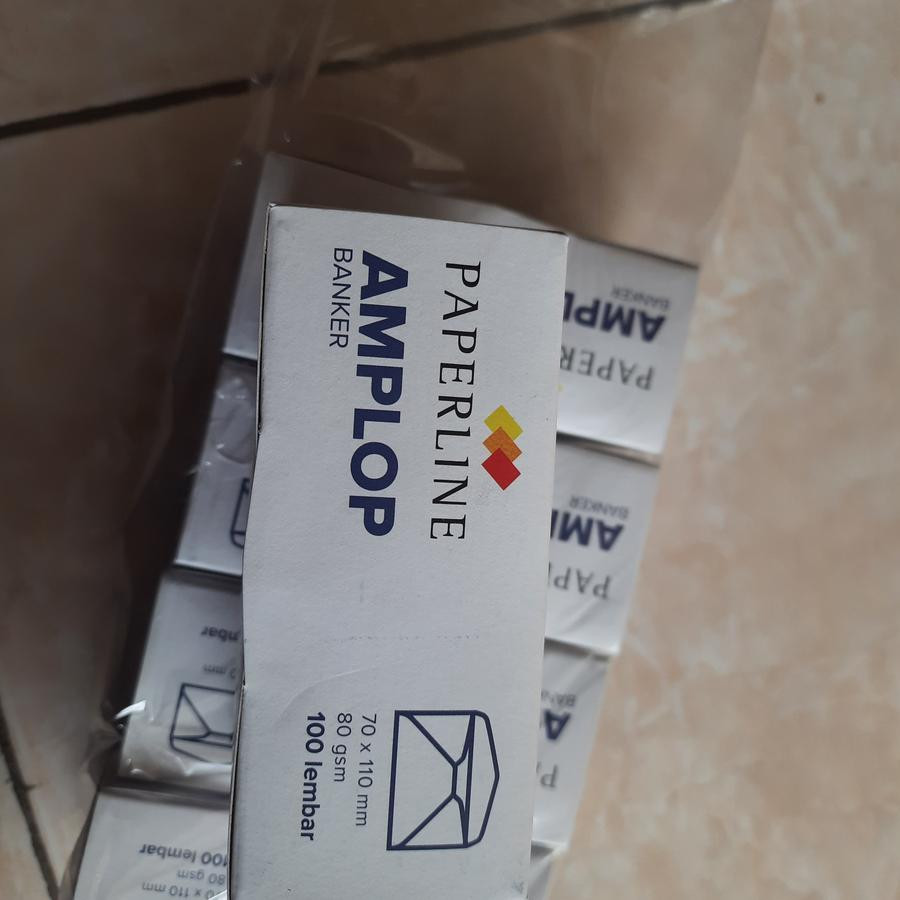 Amplop Putih Kecil Uk. 70 x 110 mm paperline - depan