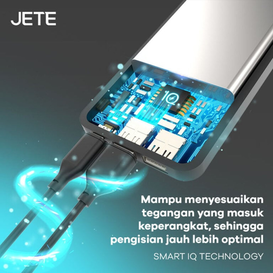 Powerbank JETE C7 Series 10000 mAh - depan