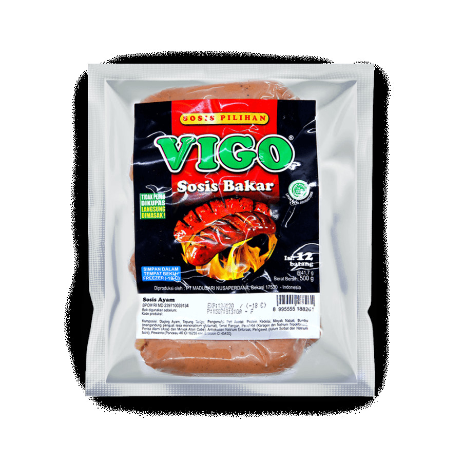 Sosis Ayam Vigo Isi 12 Biji - depan