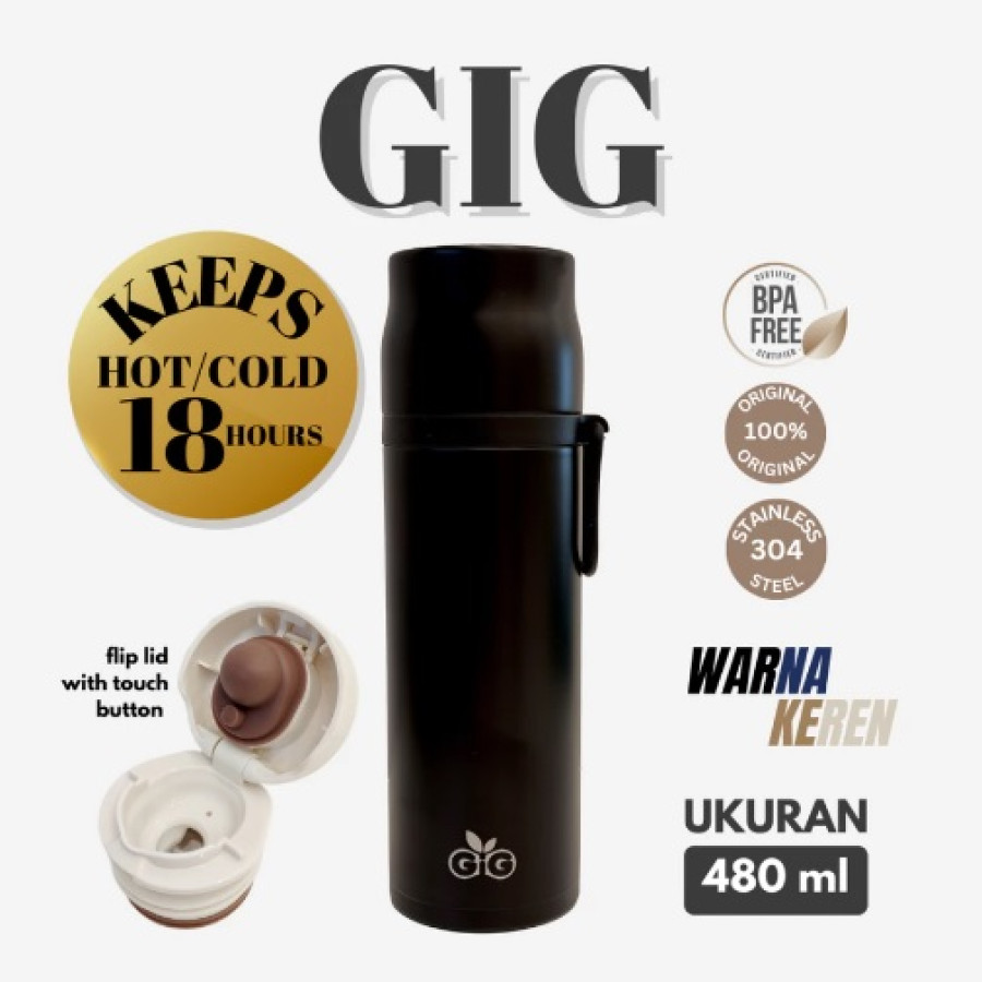 Tumbler panas dingin GIG Premium - depan