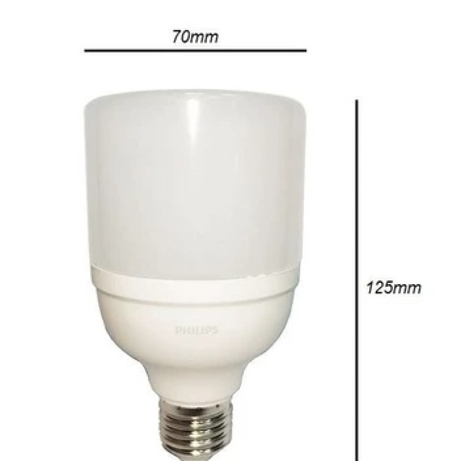 Lampu Philips Led Bright 20 watt E27 Putih - depan